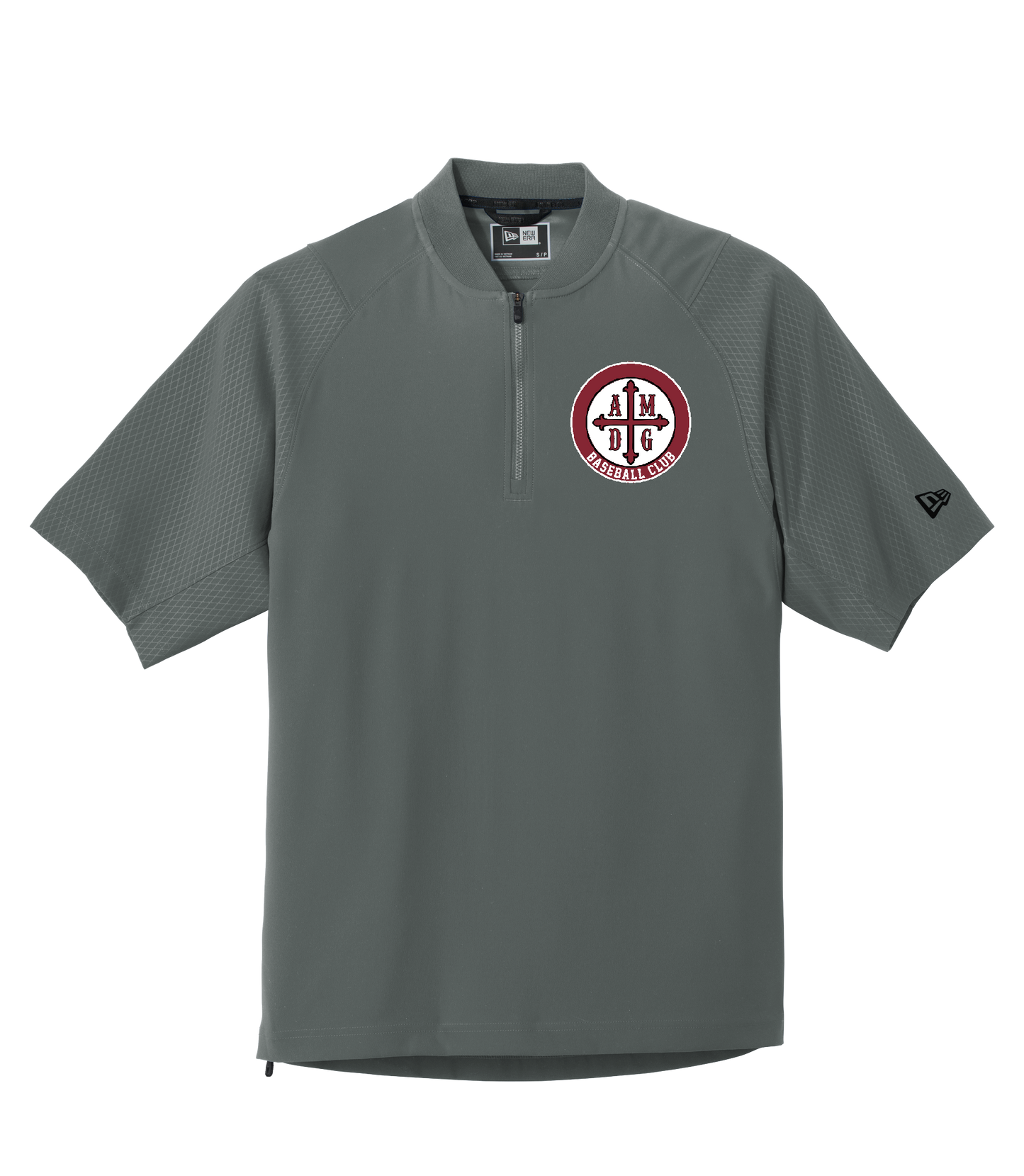 AMDG Baseball - Men's Cage Short Sleeve 1/4-Zip - AMDG Circle Logo| Jacket