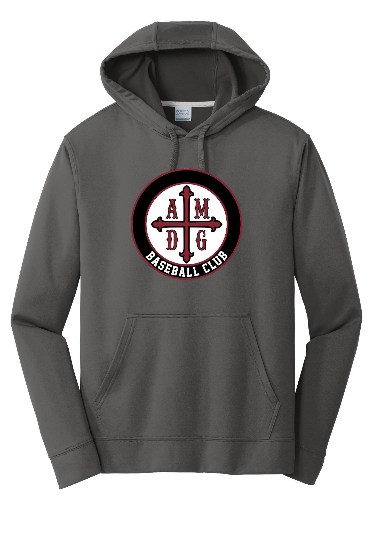 AMDG Baseball - Unisex Performance Pullover - AMDG Circle Logo | Hoodie