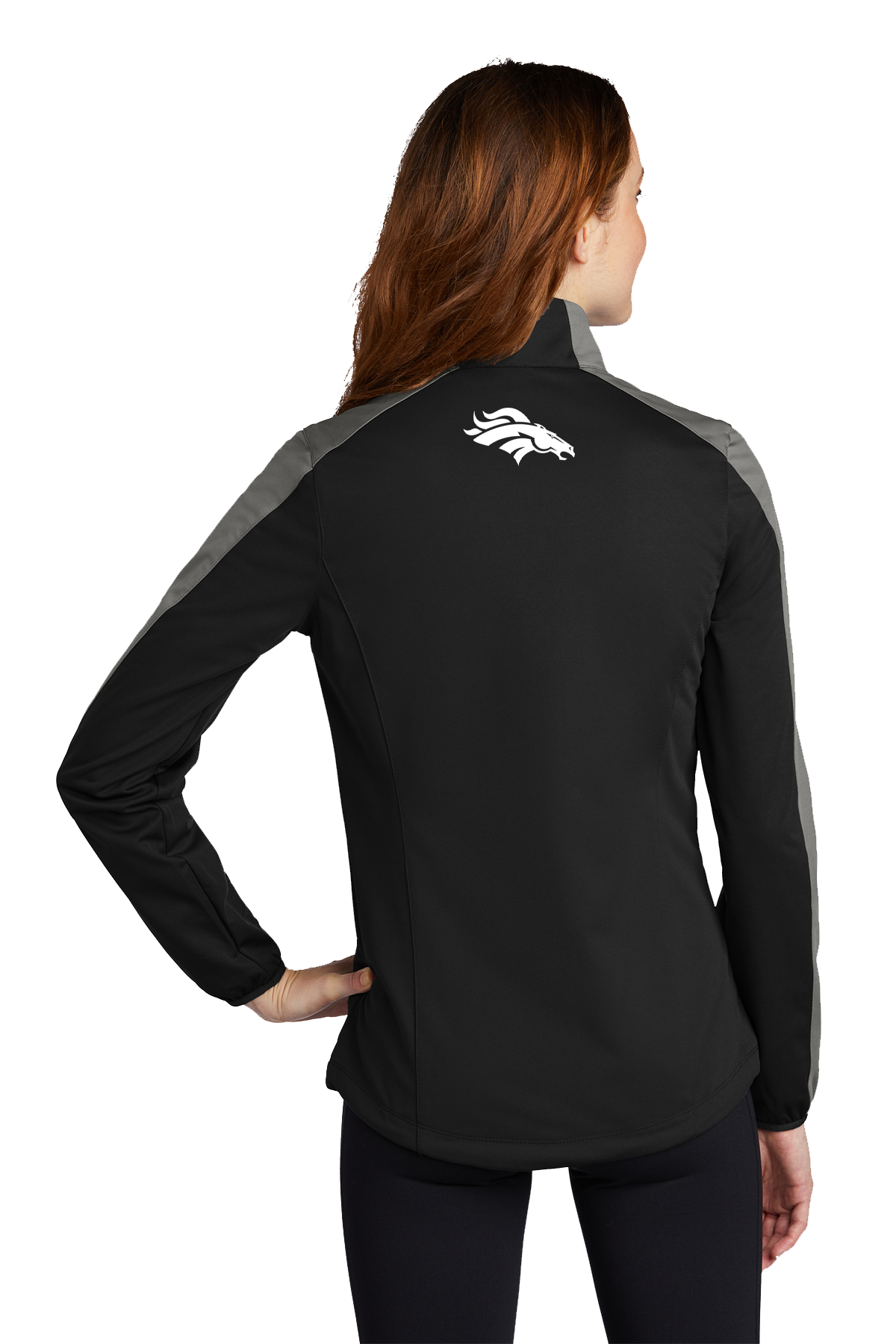 AMDG Baseball - Women's Active Color block Soft Shell - AMDG Curve Text | Jacket