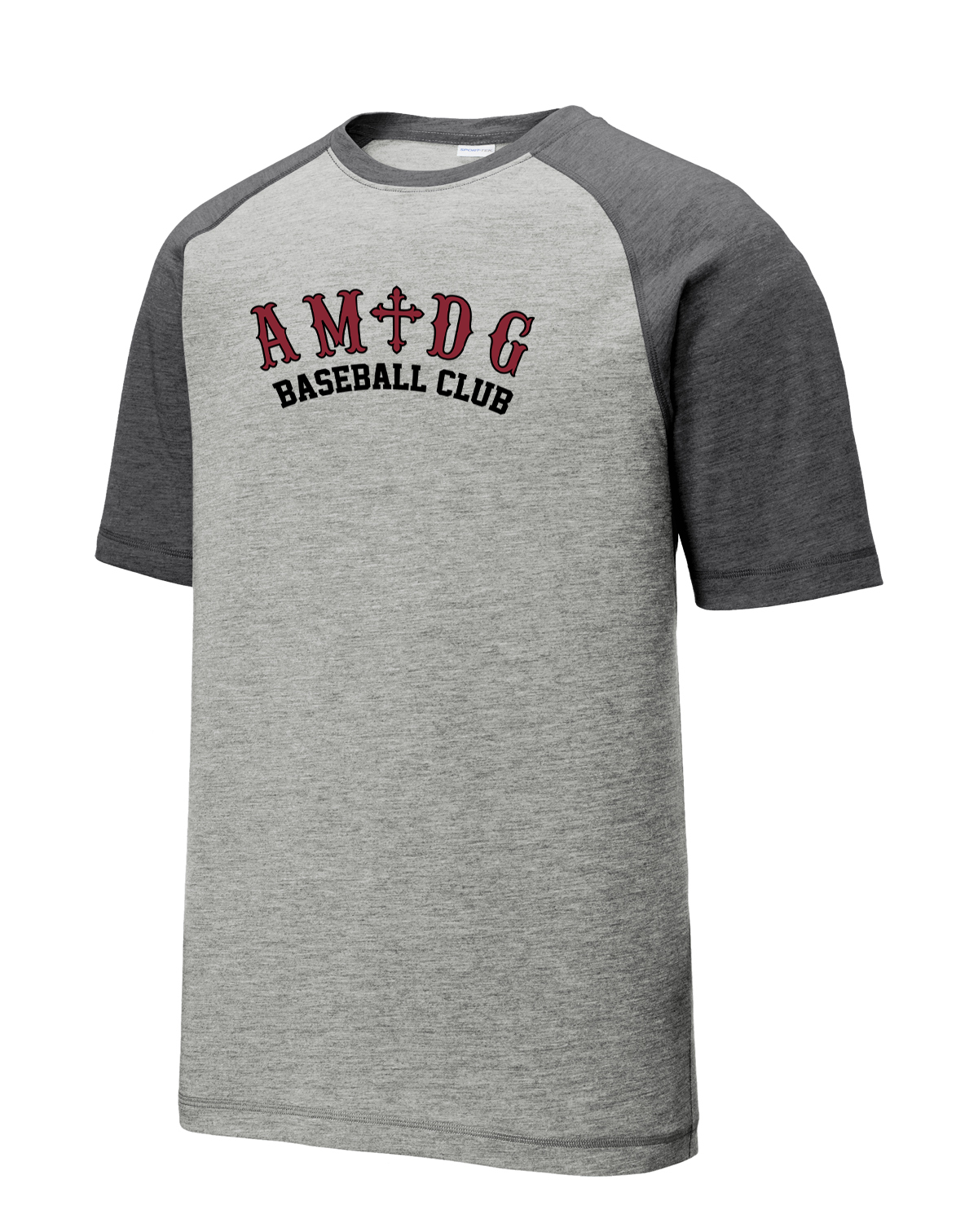 AMDG Baseball - Men's Tri-Blend Raglan - AMDG | Tee