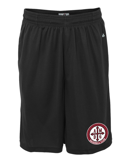 AMDG Baseball - Men's Competitor 9" Pocketed AMDG Circle Logo | Shorts