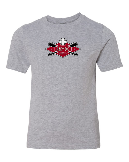 AMDG Baseball - Youth Cotton- Home Plate | T-Shirt