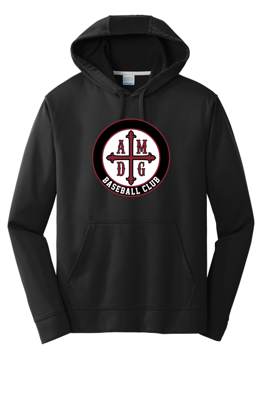 AMDG Baseball - Unisex Performance Pullover - AMDG Circle Logo | Hoodie