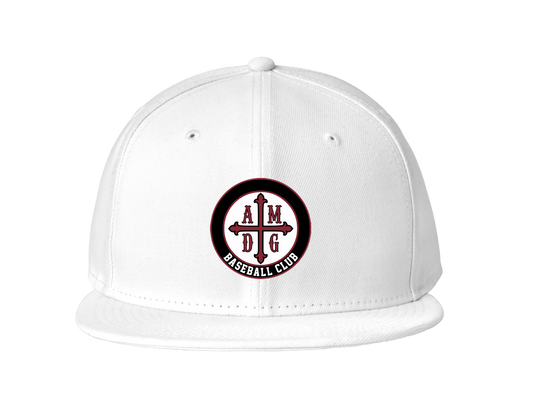 AMDG Baseball - New Era ® Standard Fit Flat Bill  - AMDG Circle Logo Patch | Snapback Hat