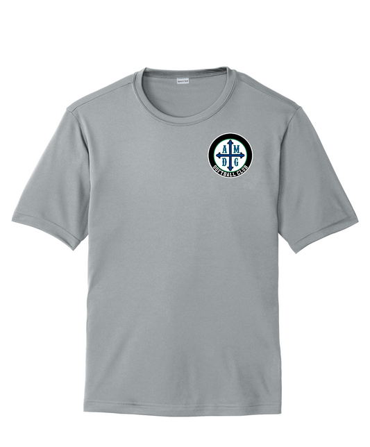 AMDG Softball- Men's Competitor Tee - AMDG left chest Circle Logo | T-Shirt