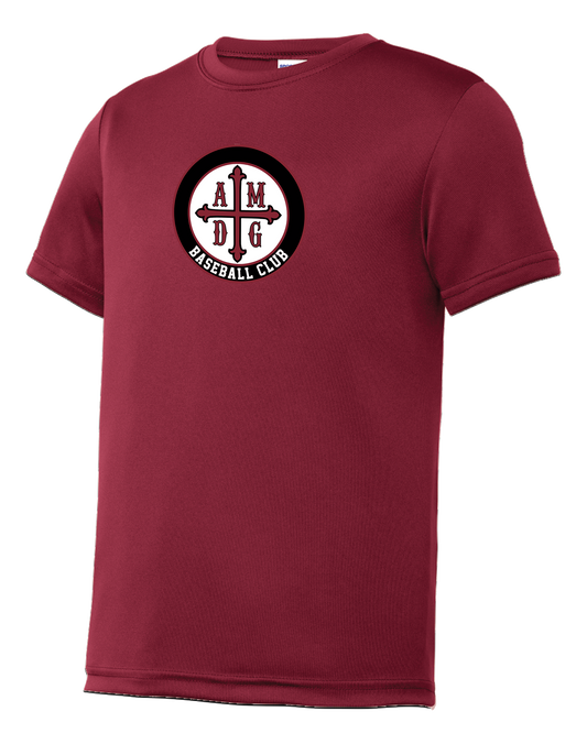 AMDG Baseball- Youth Short Sleeve Competitor- AMDG Circle Logo | Tee